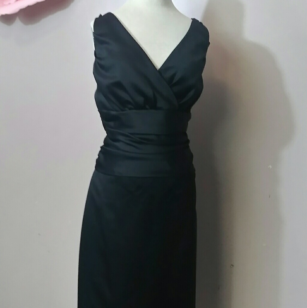 David's bridal black dress